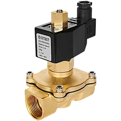 STOUT Клапан соленоидный (электромагнитный), прямого действия, НО, 24В, G1, EPDM SSV-0020-024025