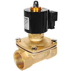 STOUT Клапан соленоидный (электромагнитный), прямого действия, НО, 24В, G1 1/2, EPDM SSV-0020-024040