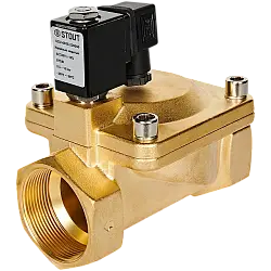 STOUT Клапан соленоидный, непрямого действия, НЗ, 220В, G2, EPDM SSV-0030-220050