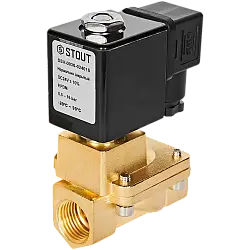 STOUT Клапан соленоидный, непрямого действия, НЗ, 24В, G1/2, EPDM SSV-0030-024015