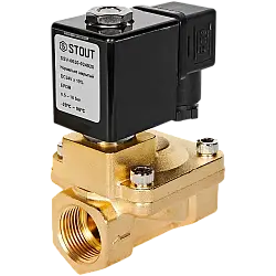 STOUT Клапан соленоидный, непрямого действия, НЗ, 24В, G3/4, EPDM SSV-0030-024020