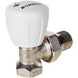 ROMMER Клапан ручной регулирующий, угловой 1/2 RVR-0002-100015