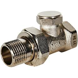 ROMMER Клапан запорно-балансировочный, прямой 1/2 RVL-0001-100015