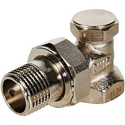 ROMMER Клапан запорно-балансировочный, угловой 1/2 RVL-0002-100015