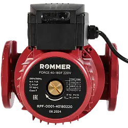 ROMMER Насос циркуляционный FORCE фланцевый трехскоростной 40-180F 220V RPF-0001-40180220