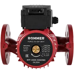 ROMMER Насос циркуляционный FORCE фланцевый трехскоростной 50-60F 380V RPF-0003-5060380