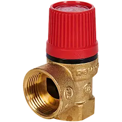 ROMMER Клапан предохранительный для отопления 2.5 бар 1/2 x3/4 RVS-0001-002515