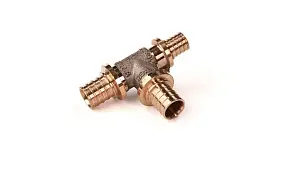 Рехау Тройник с уменьшенным торцевым проходом 20-20-16 RX+ красная бронза, 14570713001