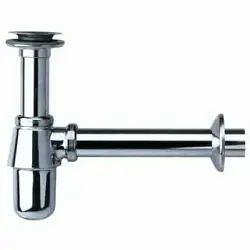 Viega сифон для раковины (металл), с пробкой, 1 1/4 x 32 (366681)