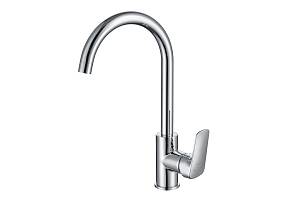 AQUATEK ВЕГА смеситель для кухни (полукруглый излив) AQ1082CR