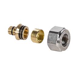 RoyalThermo Переходник коллекторный (евроконус) 16x2,2 (4), RTFAL1628